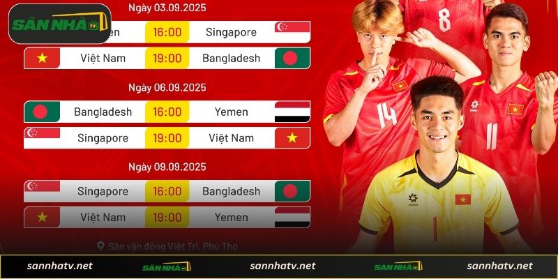 Hướng dẫn tra cứu thông tin trận đấu